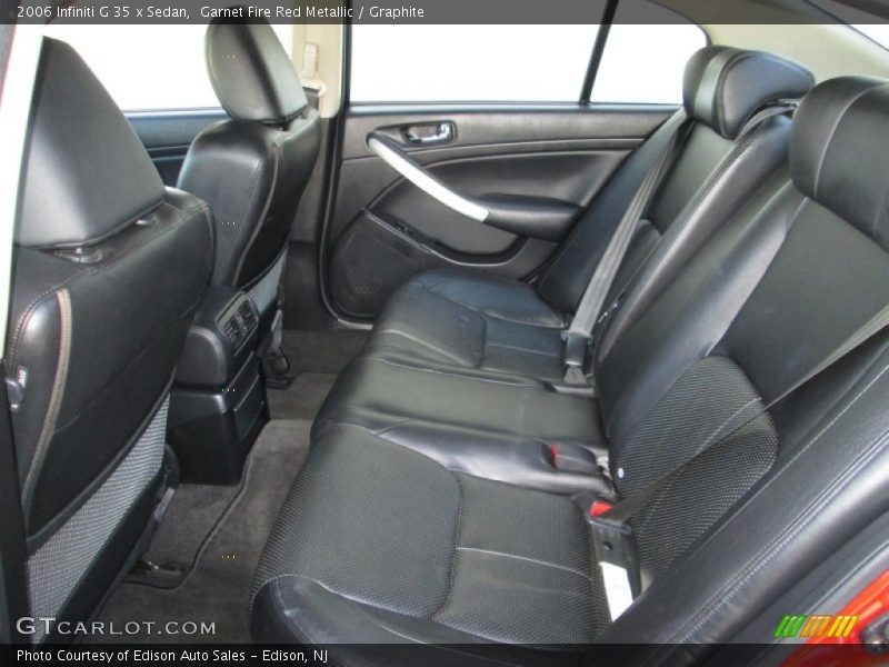 Garnet Fire Red Metallic / Graphite 2006 Infiniti G 35 x Sedan