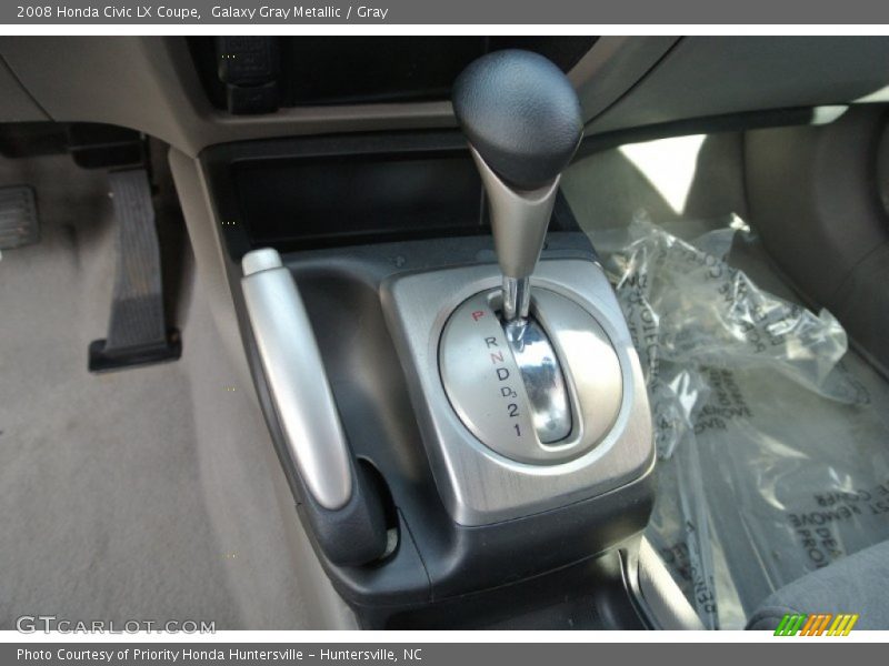 Galaxy Gray Metallic / Gray 2008 Honda Civic LX Coupe
