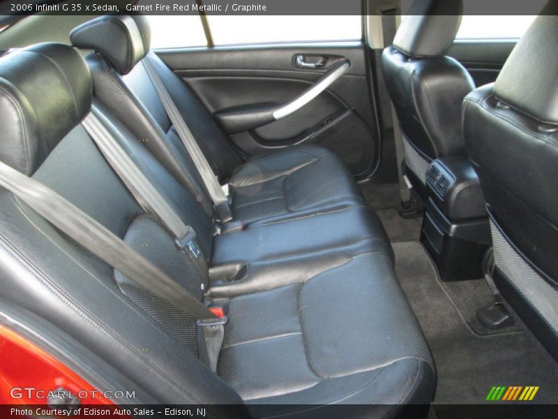Garnet Fire Red Metallic / Graphite 2006 Infiniti G 35 x Sedan