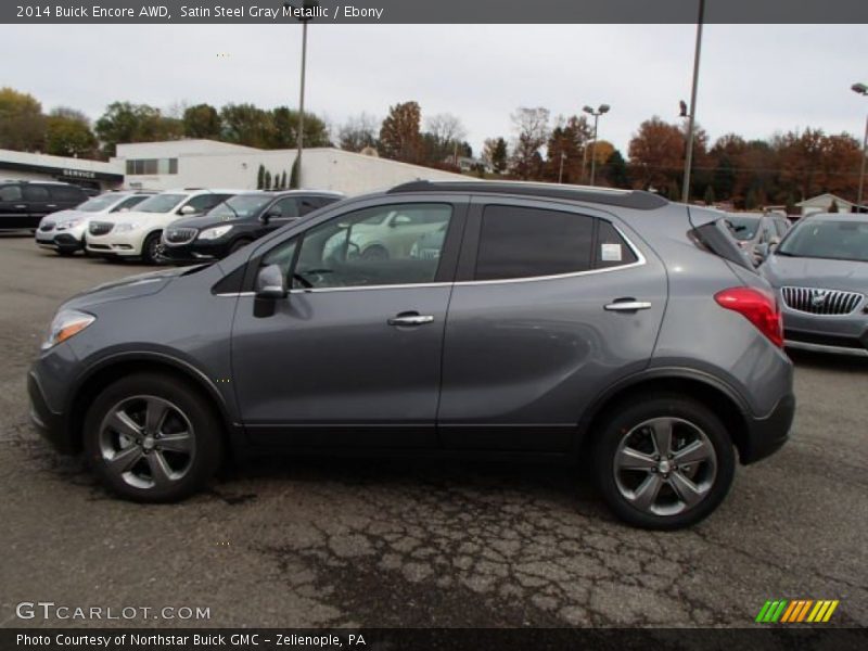 Satin Steel Gray Metallic / Ebony 2014 Buick Encore AWD