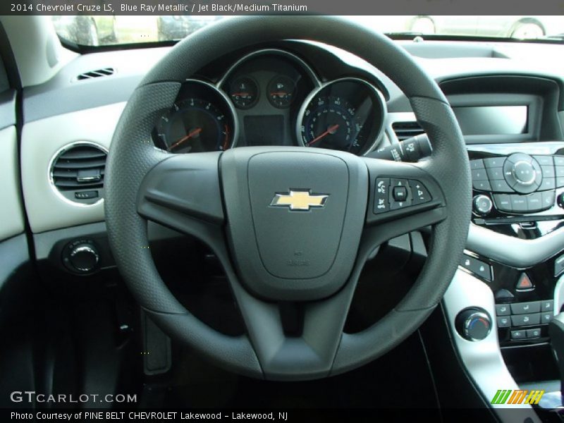 Blue Ray Metallic / Jet Black/Medium Titanium 2014 Chevrolet Cruze LS