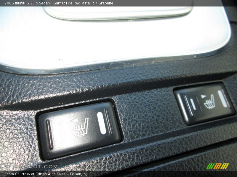 Garnet Fire Red Metallic / Graphite 2006 Infiniti G 35 x Sedan