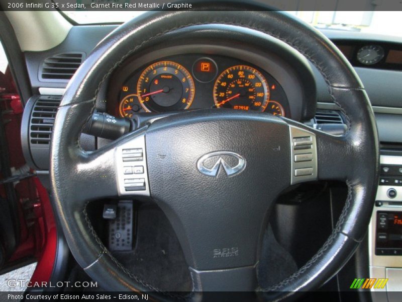 Garnet Fire Red Metallic / Graphite 2006 Infiniti G 35 x Sedan