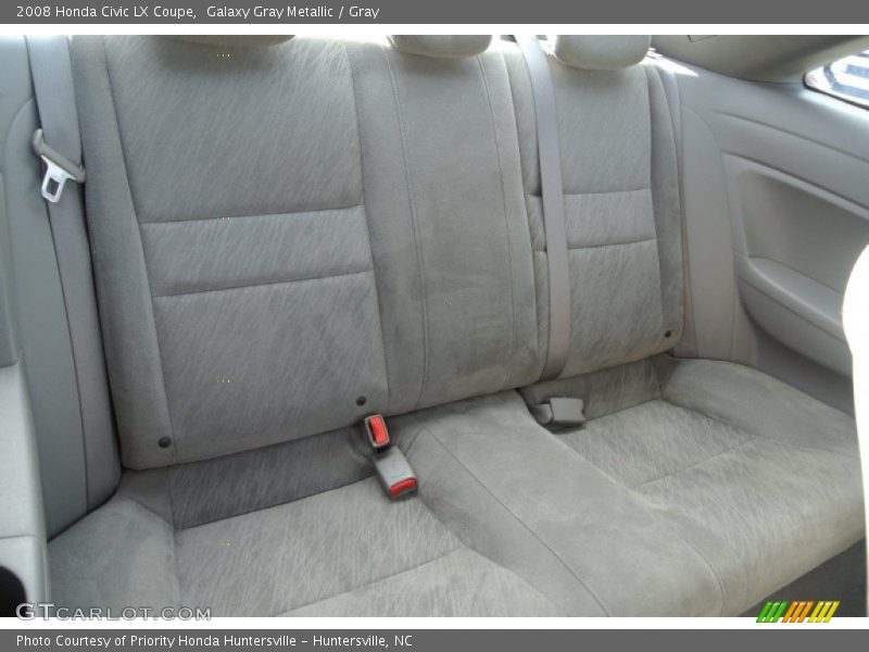 Galaxy Gray Metallic / Gray 2008 Honda Civic LX Coupe