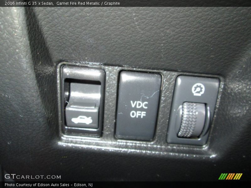 Garnet Fire Red Metallic / Graphite 2006 Infiniti G 35 x Sedan