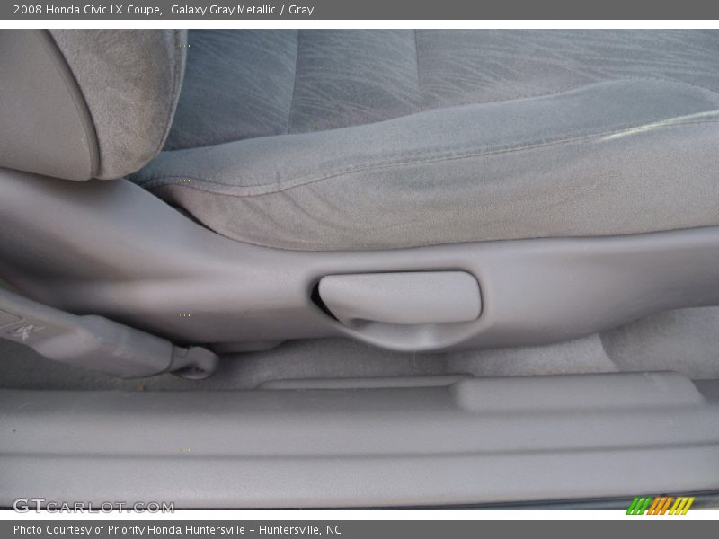 Galaxy Gray Metallic / Gray 2008 Honda Civic LX Coupe
