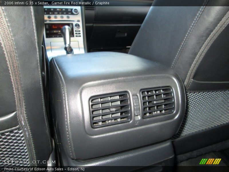 Garnet Fire Red Metallic / Graphite 2006 Infiniti G 35 x Sedan