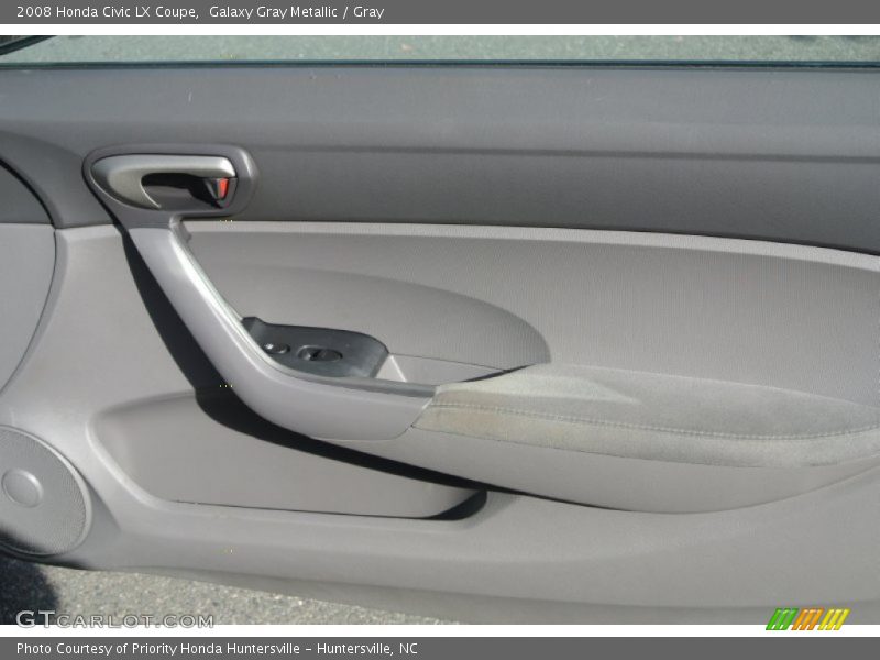 Galaxy Gray Metallic / Gray 2008 Honda Civic LX Coupe