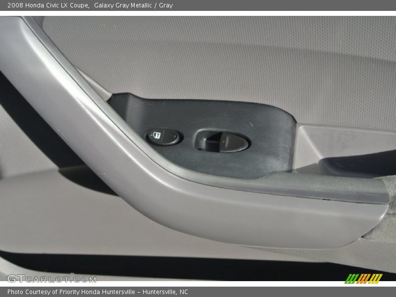 Galaxy Gray Metallic / Gray 2008 Honda Civic LX Coupe