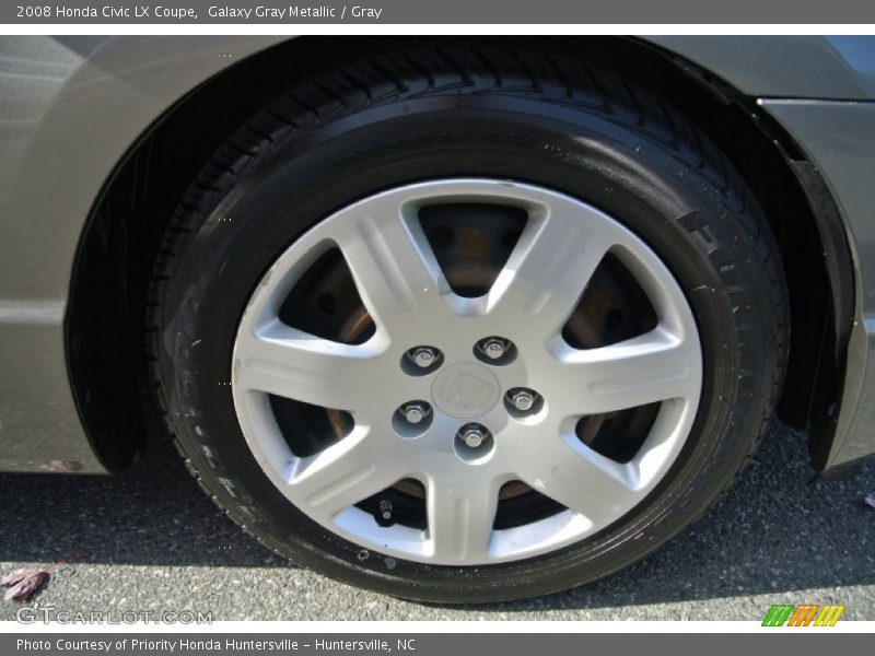 Galaxy Gray Metallic / Gray 2008 Honda Civic LX Coupe