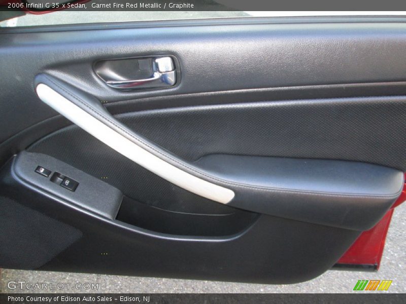 Garnet Fire Red Metallic / Graphite 2006 Infiniti G 35 x Sedan