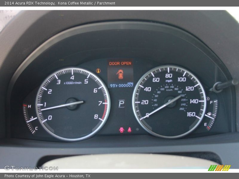 Kona Coffee Metallic / Parchment 2014 Acura RDX Technology