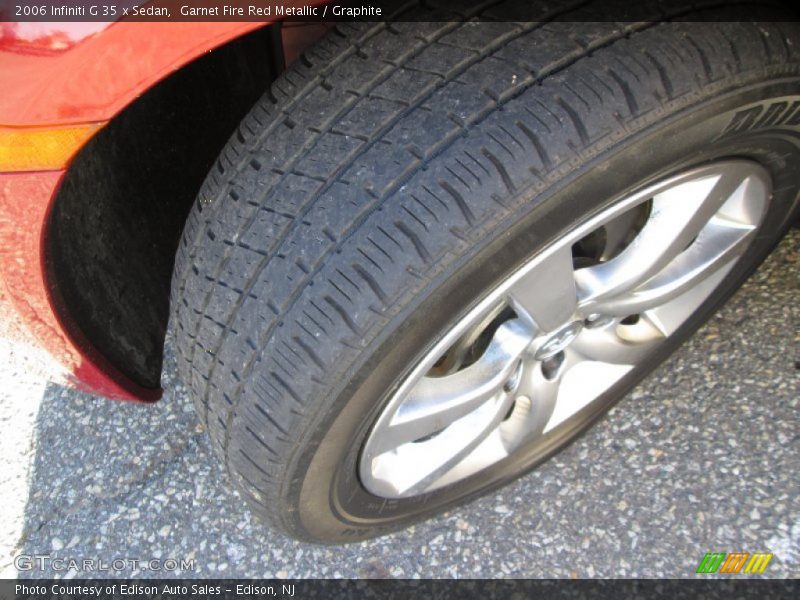 Garnet Fire Red Metallic / Graphite 2006 Infiniti G 35 x Sedan