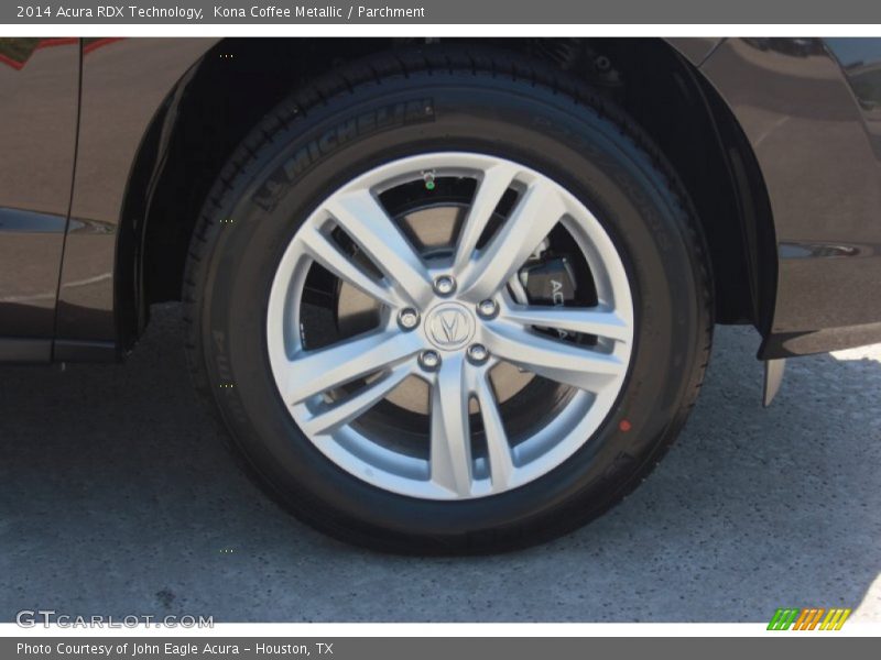 Kona Coffee Metallic / Parchment 2014 Acura RDX Technology