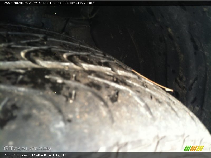Galaxy Gray / Black 2008 Mazda MAZDA5 Grand Touring