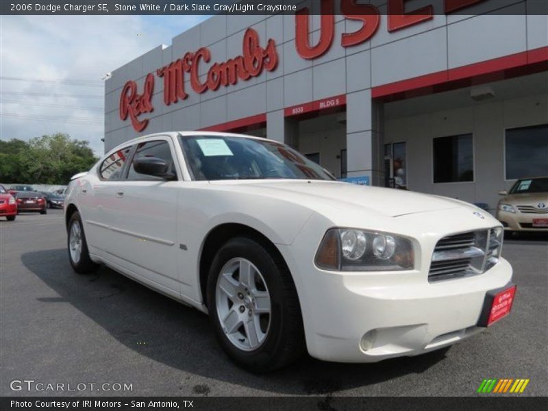 Stone White / Dark Slate Gray/Light Graystone 2006 Dodge Charger SE