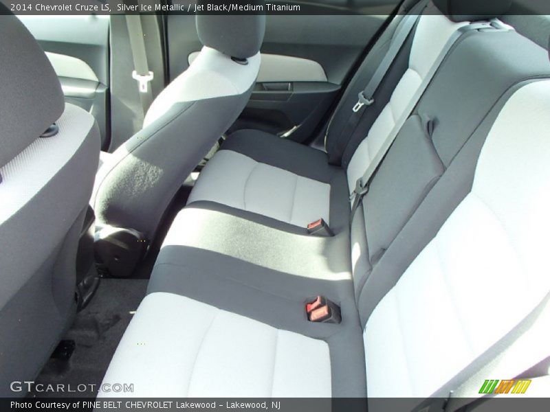 Silver Ice Metallic / Jet Black/Medium Titanium 2014 Chevrolet Cruze LS