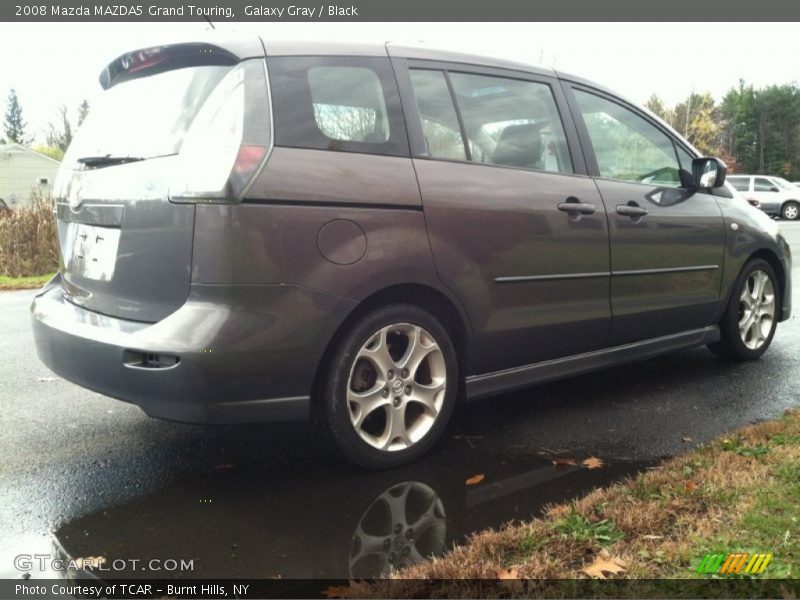 Galaxy Gray / Black 2008 Mazda MAZDA5 Grand Touring