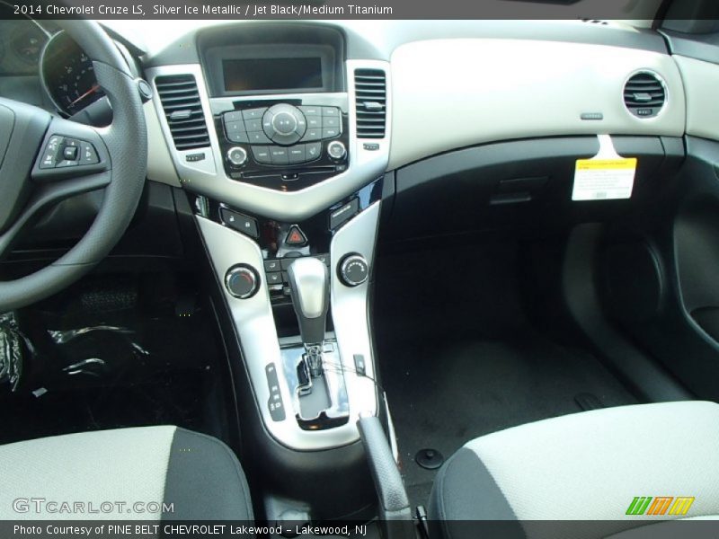 Silver Ice Metallic / Jet Black/Medium Titanium 2014 Chevrolet Cruze LS