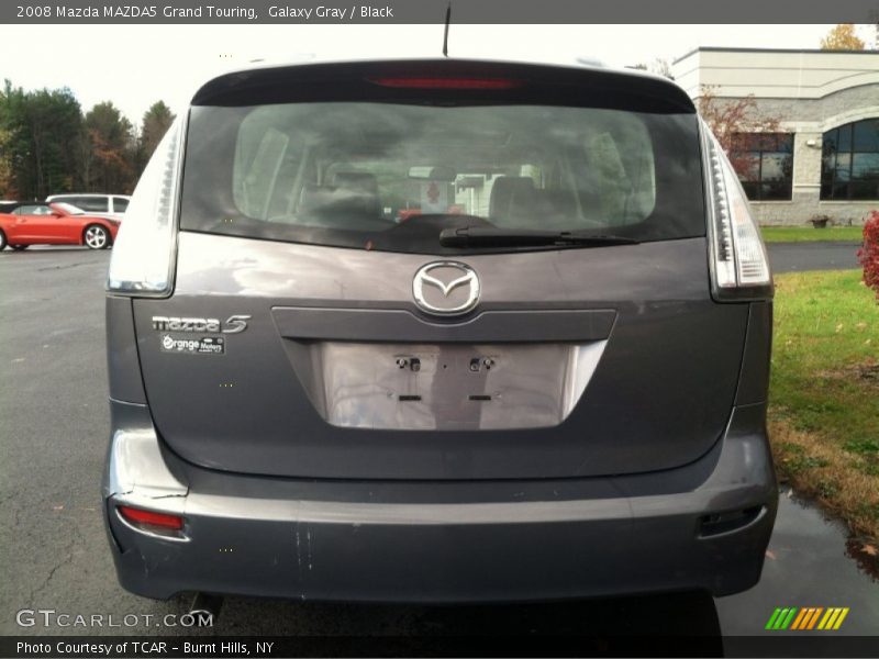 Galaxy Gray / Black 2008 Mazda MAZDA5 Grand Touring