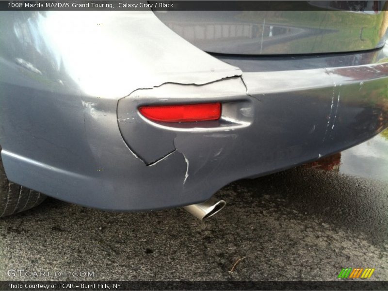 Galaxy Gray / Black 2008 Mazda MAZDA5 Grand Touring