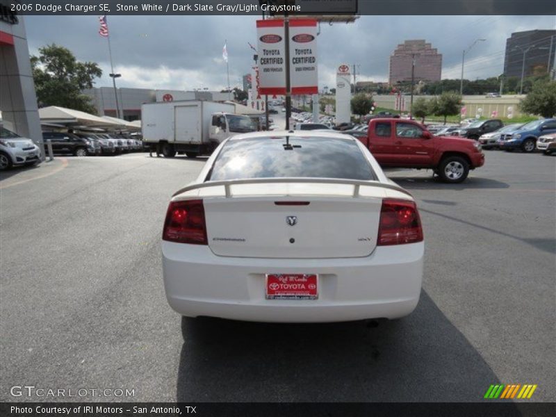 Stone White / Dark Slate Gray/Light Graystone 2006 Dodge Charger SE