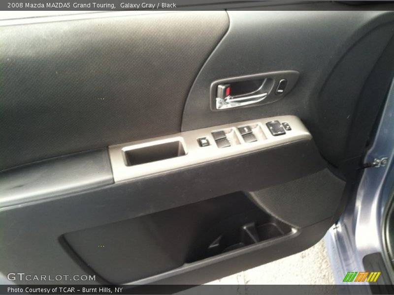 Galaxy Gray / Black 2008 Mazda MAZDA5 Grand Touring