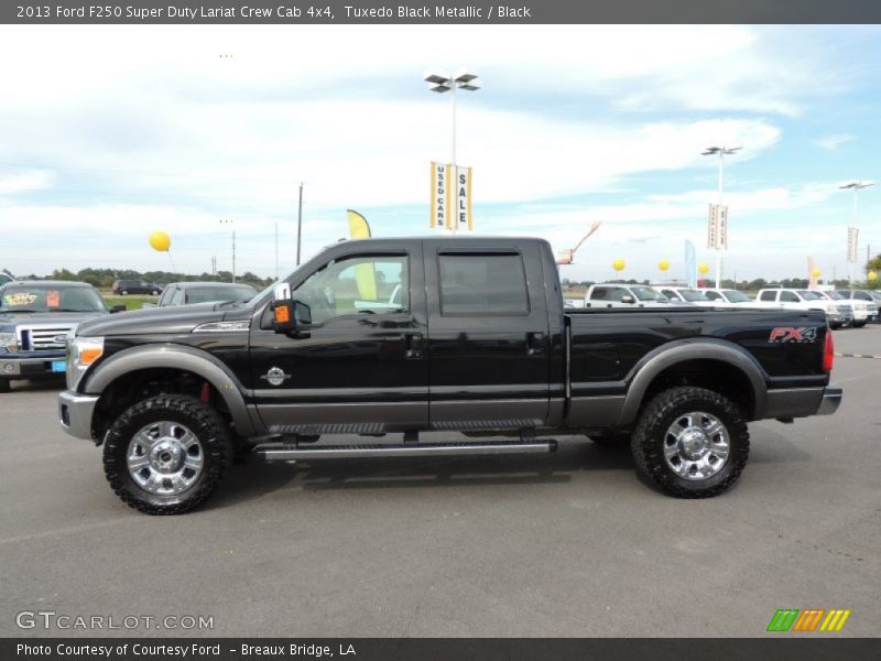 Tuxedo Black Metallic / Black 2013 Ford F250 Super Duty Lariat Crew Cab 4x4