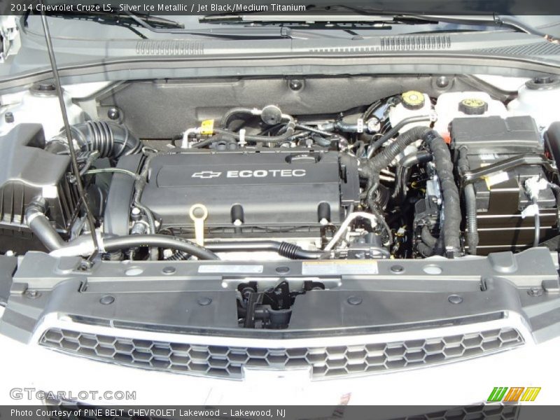 Silver Ice Metallic / Jet Black/Medium Titanium 2014 Chevrolet Cruze LS