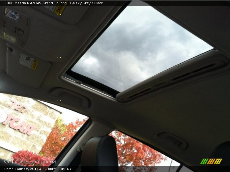 Galaxy Gray / Black 2008 Mazda MAZDA5 Grand Touring