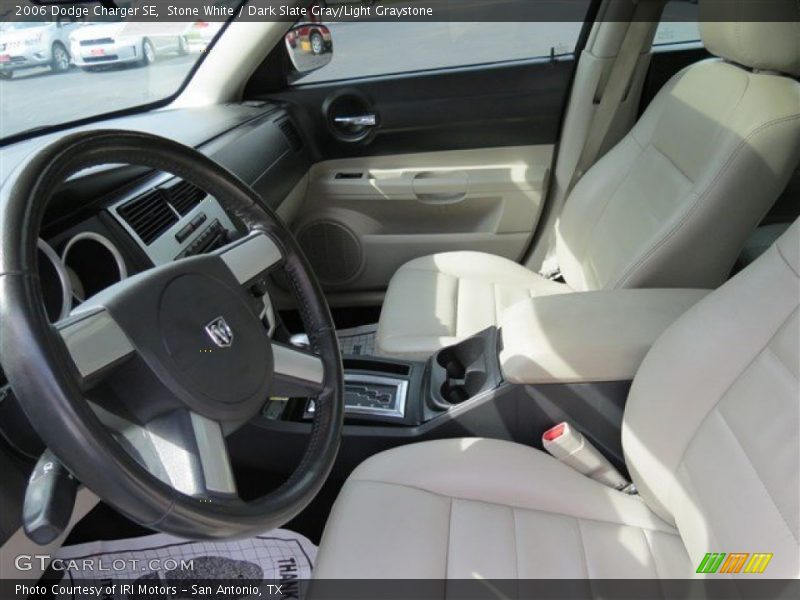 Stone White / Dark Slate Gray/Light Graystone 2006 Dodge Charger SE