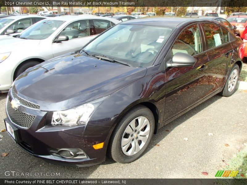 Blue Ray Metallic / Jet Black/Medium Titanium 2014 Chevrolet Cruze LS