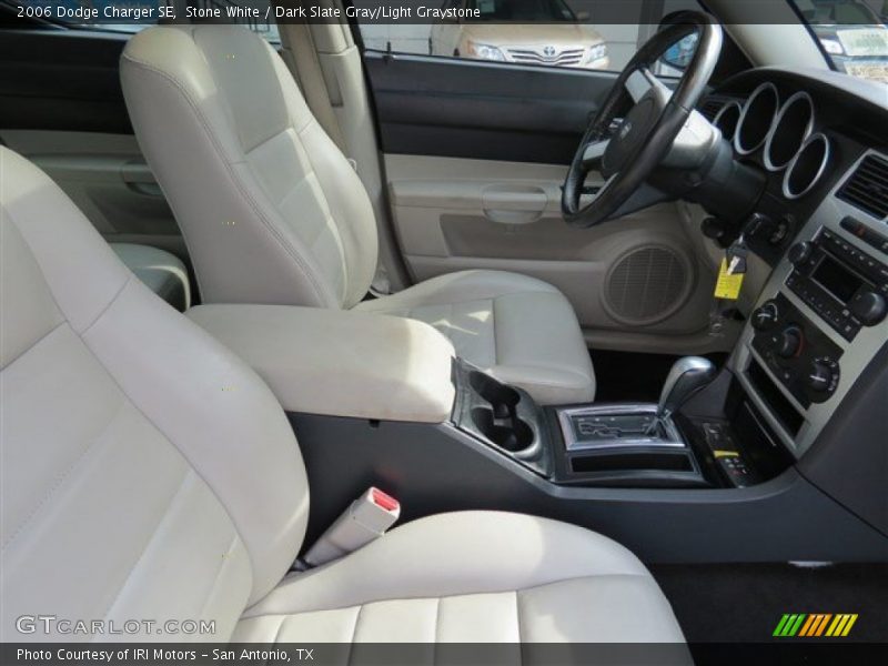 Stone White / Dark Slate Gray/Light Graystone 2006 Dodge Charger SE