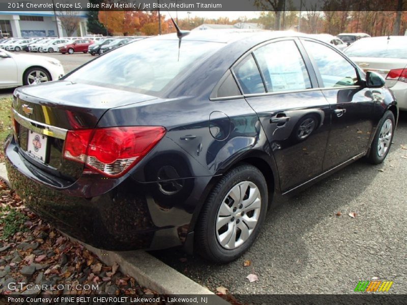 Blue Ray Metallic / Jet Black/Medium Titanium 2014 Chevrolet Cruze LS