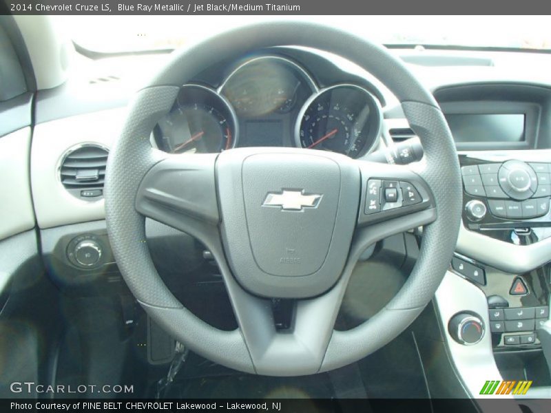 Blue Ray Metallic / Jet Black/Medium Titanium 2014 Chevrolet Cruze LS