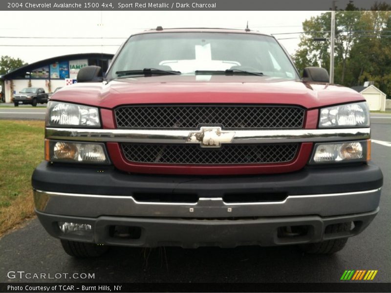 Sport Red Metallic / Dark Charcoal 2004 Chevrolet Avalanche 1500 4x4