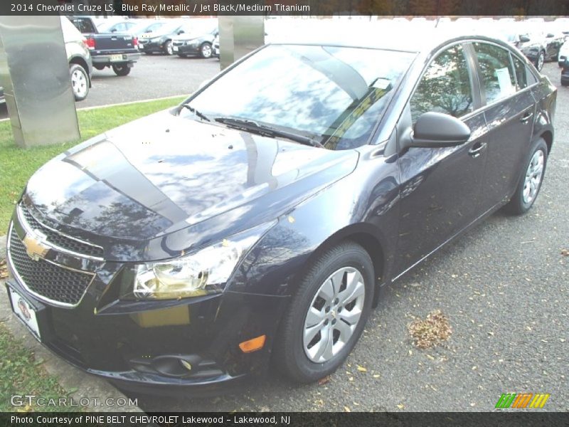 Blue Ray Metallic / Jet Black/Medium Titanium 2014 Chevrolet Cruze LS