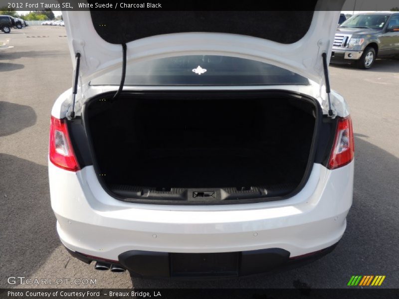 White Suede / Charcoal Black 2012 Ford Taurus SEL