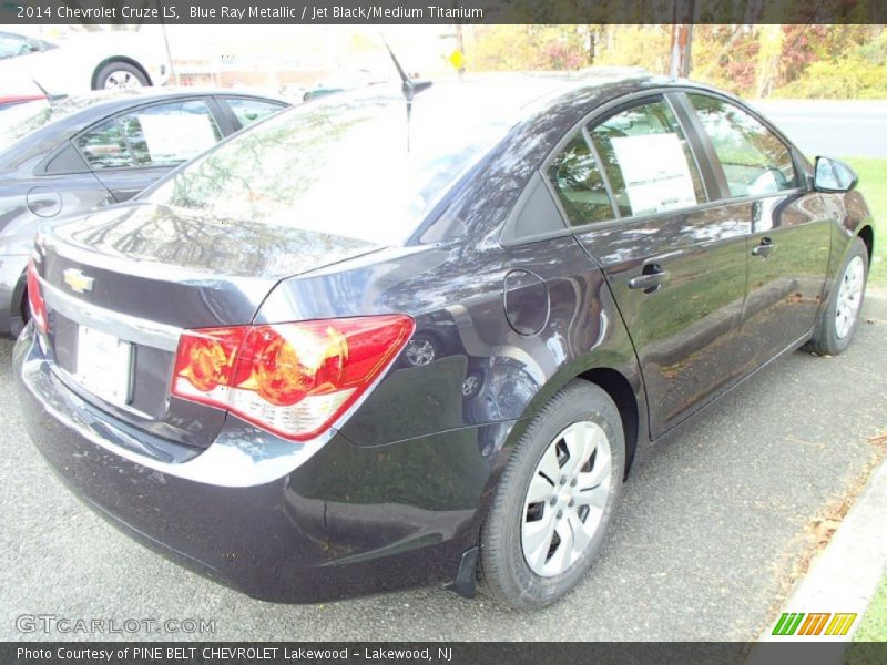 Blue Ray Metallic / Jet Black/Medium Titanium 2014 Chevrolet Cruze LS