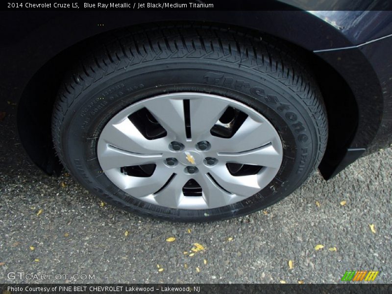 Blue Ray Metallic / Jet Black/Medium Titanium 2014 Chevrolet Cruze LS