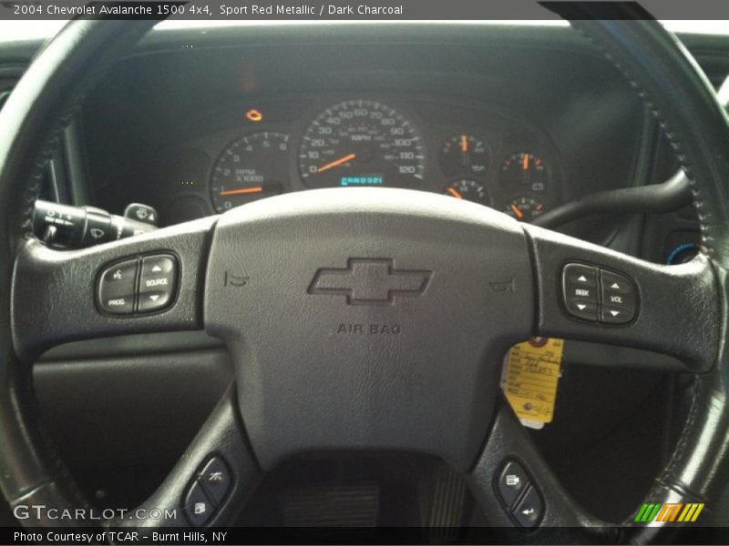 Sport Red Metallic / Dark Charcoal 2004 Chevrolet Avalanche 1500 4x4