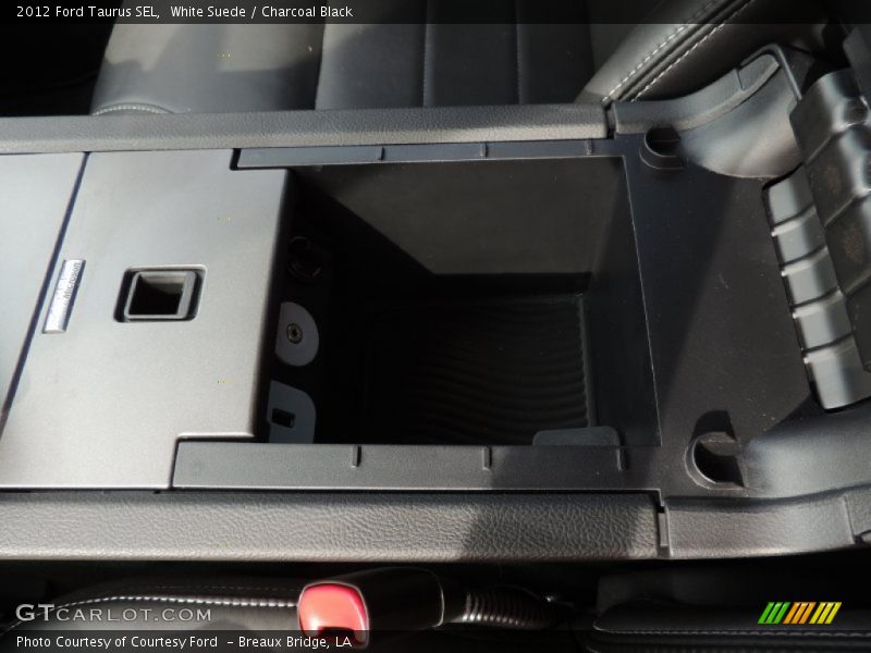 White Suede / Charcoal Black 2012 Ford Taurus SEL