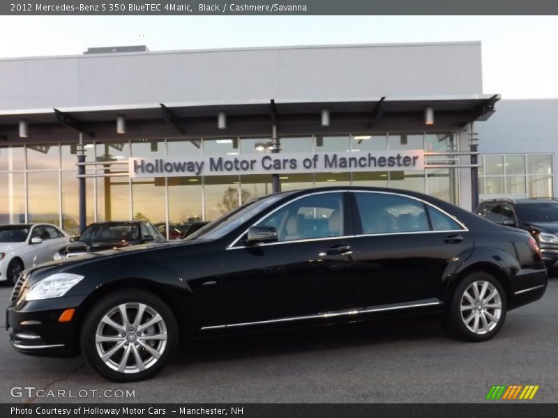 Black / Cashmere/Savanna 2012 Mercedes-Benz S 350 BlueTEC 4Matic