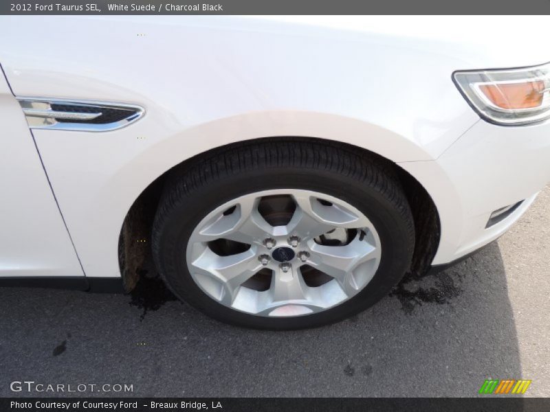 White Suede / Charcoal Black 2012 Ford Taurus SEL