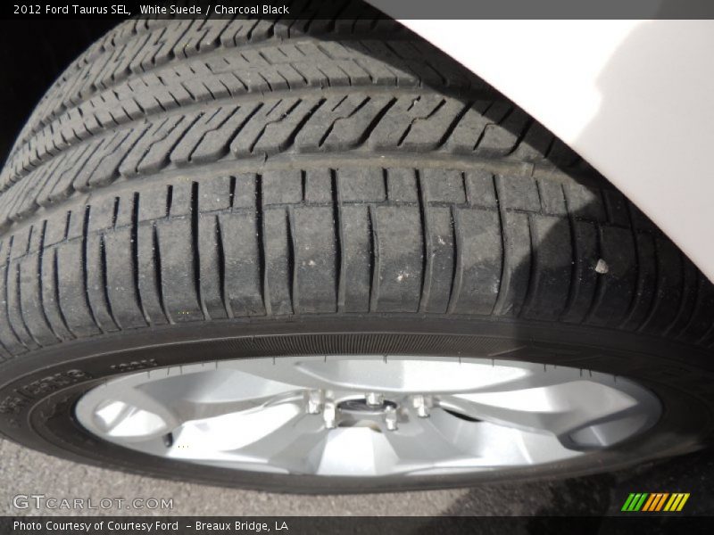 White Suede / Charcoal Black 2012 Ford Taurus SEL