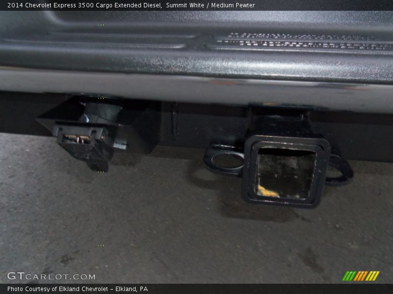 Summit White / Medium Pewter 2014 Chevrolet Express 3500 Cargo Extended Diesel
