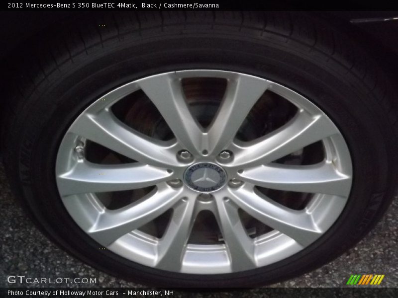 Black / Cashmere/Savanna 2012 Mercedes-Benz S 350 BlueTEC 4Matic