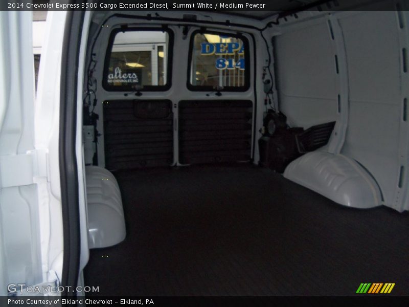 Summit White / Medium Pewter 2014 Chevrolet Express 3500 Cargo Extended Diesel