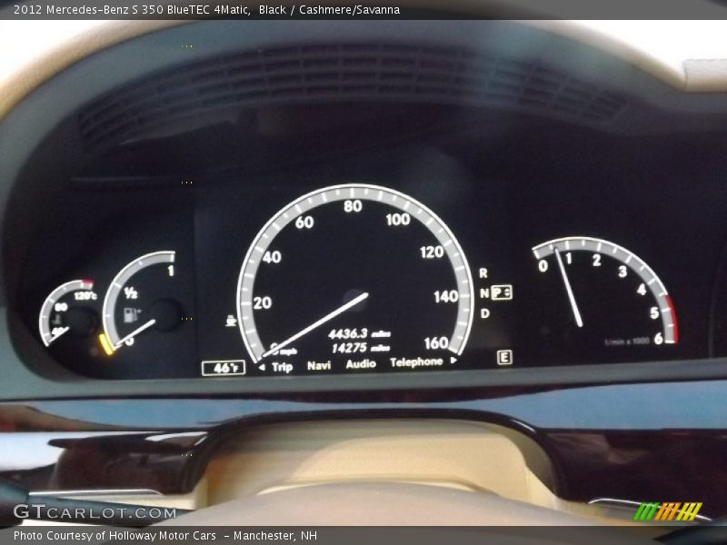 Black / Cashmere/Savanna 2012 Mercedes-Benz S 350 BlueTEC 4Matic