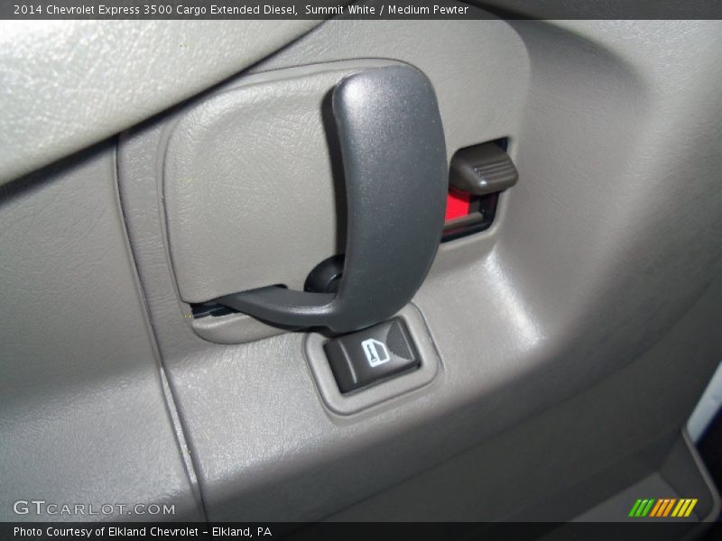 Summit White / Medium Pewter 2014 Chevrolet Express 3500 Cargo Extended Diesel
